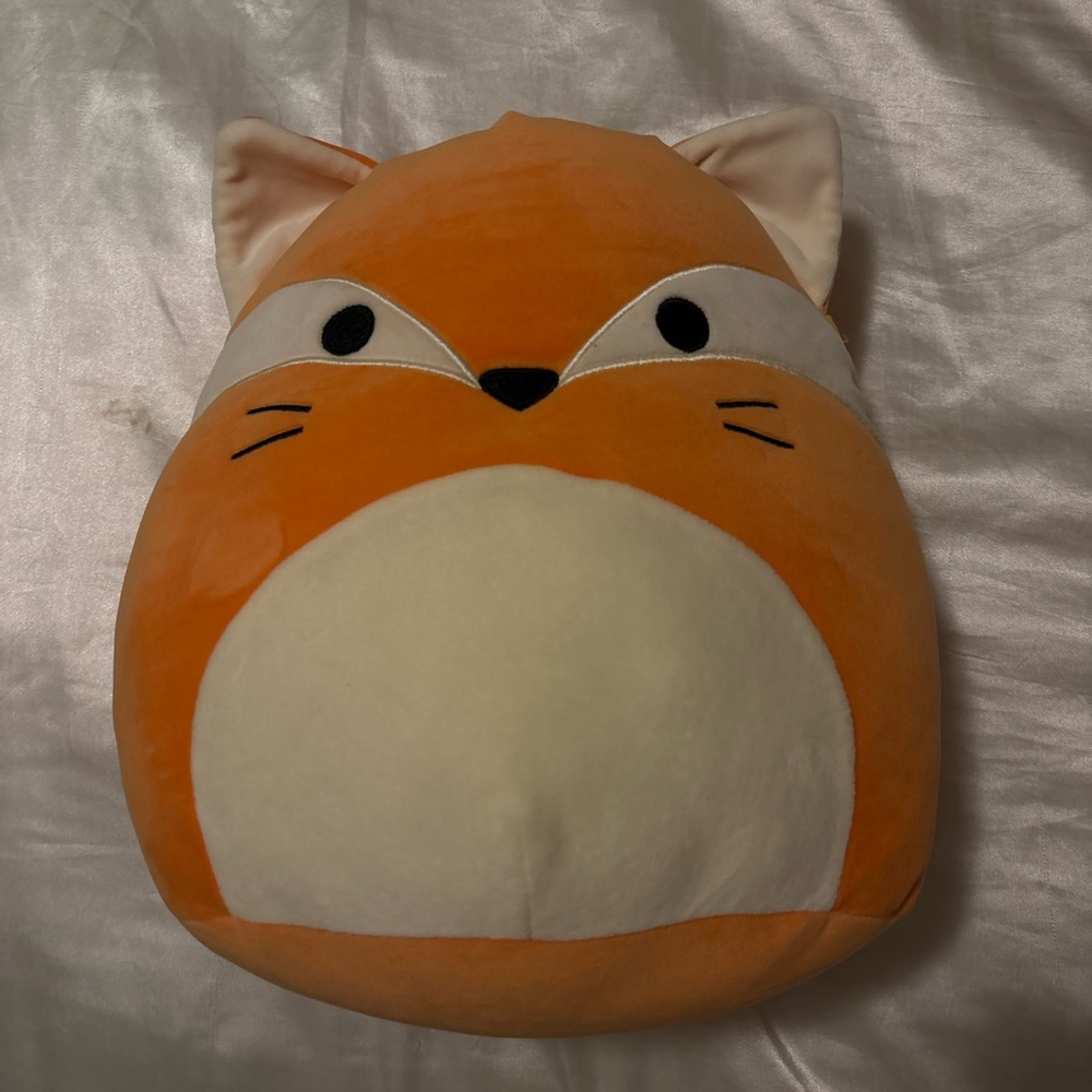 Squishmallows Orange and Cream Fox Plush